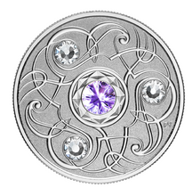 2020 Canada Fine Silver $5 Five Dollars- Birthstones: December-Tanzanite