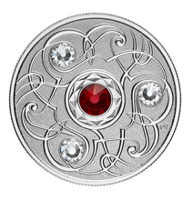 2020 Canada Fine Silver $5 Five Dollars- Birthstones: January-Garnet