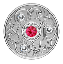 2020 Canada Fine Silver $5 Five Dollars- Birthstones: July-Ruby