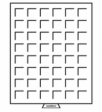 COIN BOXES WITH SQUARE COMPARTMENTS