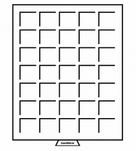 COIN BOXES WITH SQUARE COMPARTMENTS