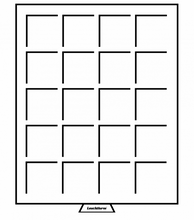 COIN BOXES WITH SQUARE COMPARTMENTS