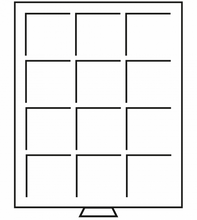 COIN BOXES WITH SQUARE COMPARTMENTS