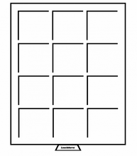 COIN BOXES WITH SQUARE COMPARTMENTS