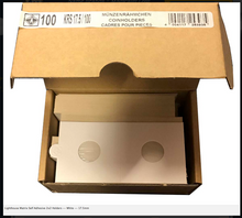 2X2" COIN HOLDERS MATRIX, WHITE