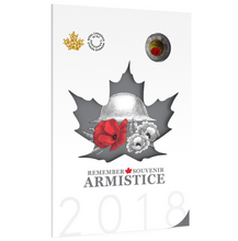 Armistice Collector card Circulation Set - 2018 Canada Nickel Prooflike Uncirculated Coin Set