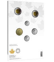 Armistice Collector card Circulation Set - 2018 Canada Nickel Prooflike Uncirculated Coin Set