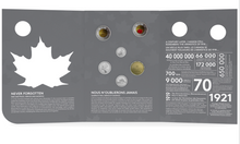 Armistice Collector card Circulation Set - 2018 Canada Nickel Prooflike Uncirculated Coin Set
