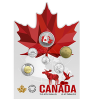 From Far and Wide-Circulation 6-coin set - 2018 Canada Nickel Prooflike Uncirculated Coin Set