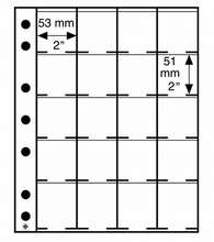 Grande Sheet for 20 Coin Holders