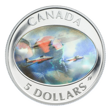 2006 Canada Fine Silver Five Dollars Coin-Canadian Forces Snowbirds