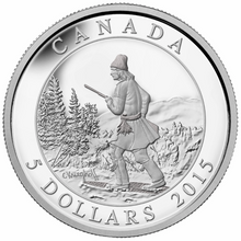 2015 Canada Fine Silver $5 Five Dollars-Cornelius Krieghoff 20 th anniversary set
