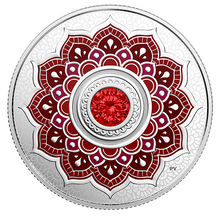 2018 Canada Fine Silver $5 Five Dollars- Birthstones: July