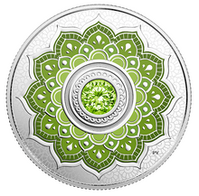 2018 Canada Fine Silver $5 Five Dollars- Birthstones: August