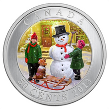 2013 Canada Nickel Half Dollar-50 Cents Snowman - Lenticular Coin