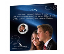2011 Canada  Quarter - 25 Cents HRH Prince William and Miss Catherine Middleton