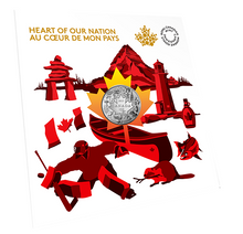2017 Canada 3$ Fine Silver Coin - Heart Of Our Nation