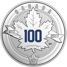 2017 Canada 3$ Fine Silver Coin - 100TH Anniversary of the Toronto Maple Leafs