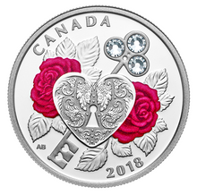 2018 Canada 3$ Fine Silver Coin - Celebration of Love