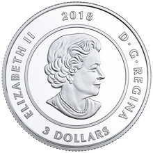2018 Canada 3$ Fine Silver Coin - Teaching From Grandmother Moon Series-Spirit Moon