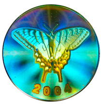 2004 Fifty Cents-Canadian Tiger Swallowtail butterfly, hologram