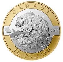 2014 Canada Fine Silver $10 ten dollars O Canada set Two, Gold Plated-10 coin
