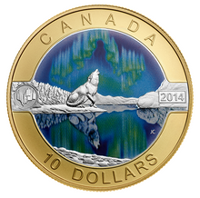 2014 Canada Fine Silver $10 ten dollars O Canada set Two, Gold Plated-10 coin