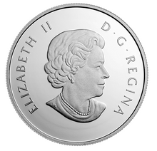 2014 Canada Fine Silver $10 Ten Dollars-First Nation Art Series-Salmon