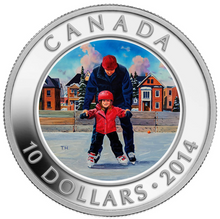 2014 Canada Fine Silver $10 Skating in canada