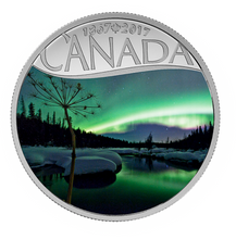 2017 $10 Celebrating Canada's 150th Coin Series - Aurora Borealis at McIntyre Creek
