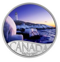 2017 $10 Celebrating Canada's 150th Coin Series: Lighthouse at Peggy's Cove