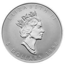 1998 Silver maple Leaf with Privy Marks-Titanic