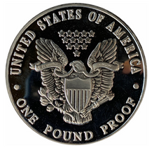 1998 Liberty One Pound Proof .999 Fine Silver