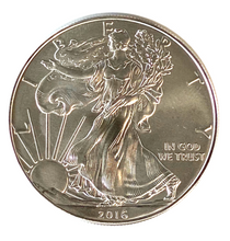 2016 united States of America, Liberty 1 oz .9999 Pure Silver 1 Dollar