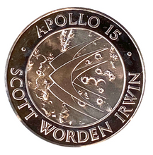 Limited Edition Apollo 15 Eyewitness medal-Solid Sterling Silver