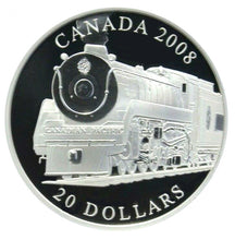 2008 20 Dollars Fine Silver Coin, Locomotives Series-The Royal Hudson