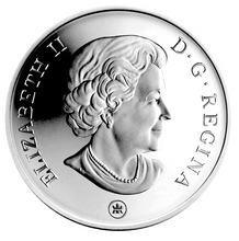 2009 20 Dollars Fine Silver Coin, Summer Moon Mask