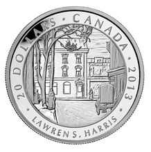 2013 20 Dollars Fine Silver Coin, Toronto Street Winter Morning (1920), Lawren S. Harris