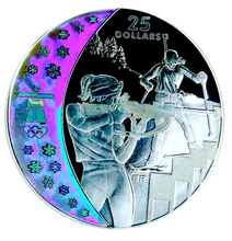 2007 Twenty Five Dollars, Vancouver 2010 Olympic Winter Games, Biathlon