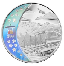 2008 Twenty Five Dollars, Vancouver 2010 Olympic Winter Games, Home of the 2010 Olympic Winter games