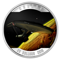 2016 20 Dollars Fine Silver Coin-Star Trek-Enterprise