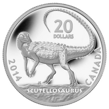 2014 Twenty Dollars Fine Silver, dinosaurs Series-Scutellosaurus