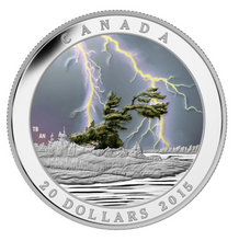 2015 Twenty Dollars Fine Silver, Weather Phenomenon-Summer Storm