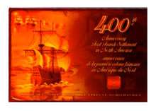 2004 Proof Set-400th Anniv. of the Fist French Settlement