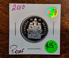 2010 Canada Fifty Cents Silver proof Heavy cameo