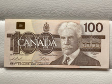 1988 canada Banknote 100$ Thiessen-crow Serial: BCJ 8475324