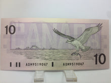 1989 Bank of Canada 10 Dollars MacDonald Banknote ADM 9519047