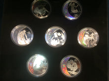 2010 Twenty Five Dollars, Vancouver Olympic Winter Games, set of 15 Sterling Proof coins, 2007-2009