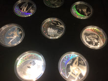 2010 Twenty Five Dollars, Vancouver Olympic Winter Games, set of 15 Sterling Proof coins, 2007-2009