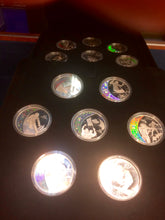 2010 Twenty Five Dollars, Vancouver Olympic Winter Games, set of 15 Sterling Proof coins, 2007-2009